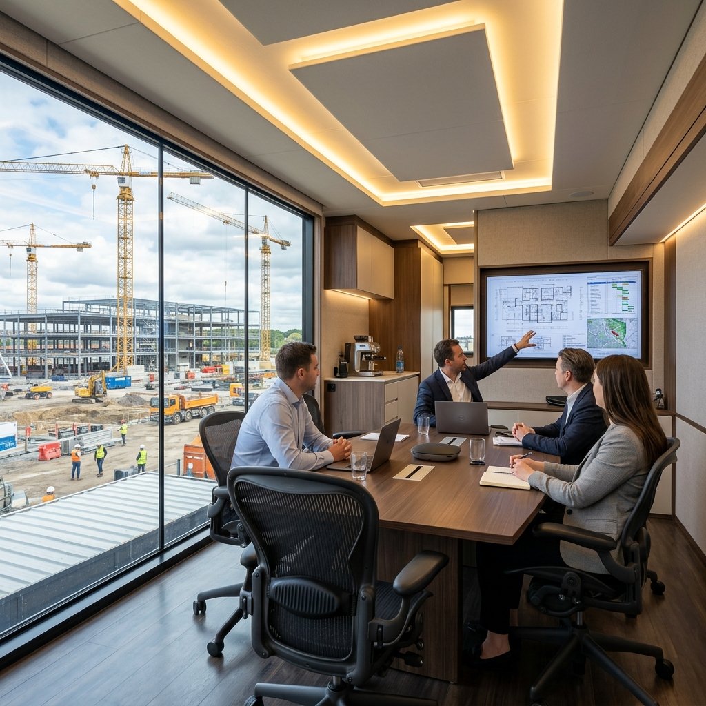 Mobil Ofis Karavanı Şantiye